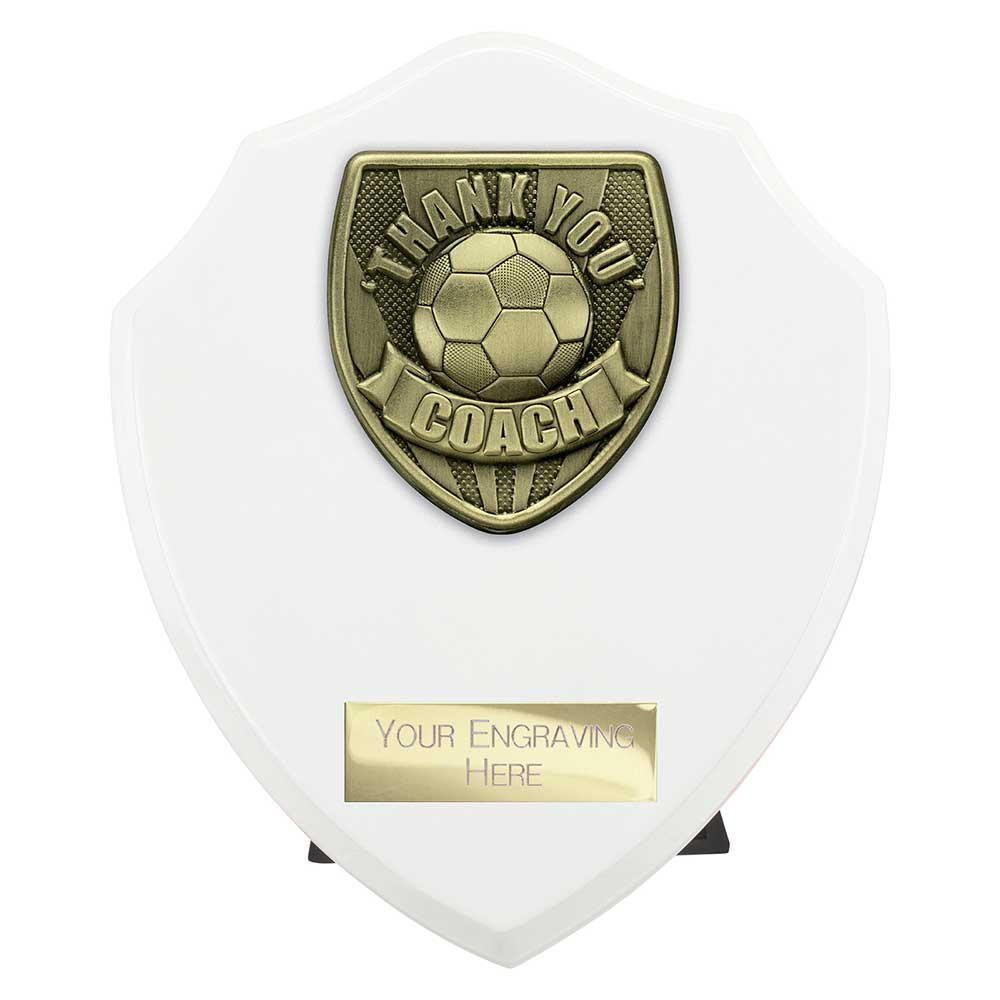 Cobra Shield Thank you Coach Award Arctic White 150mm