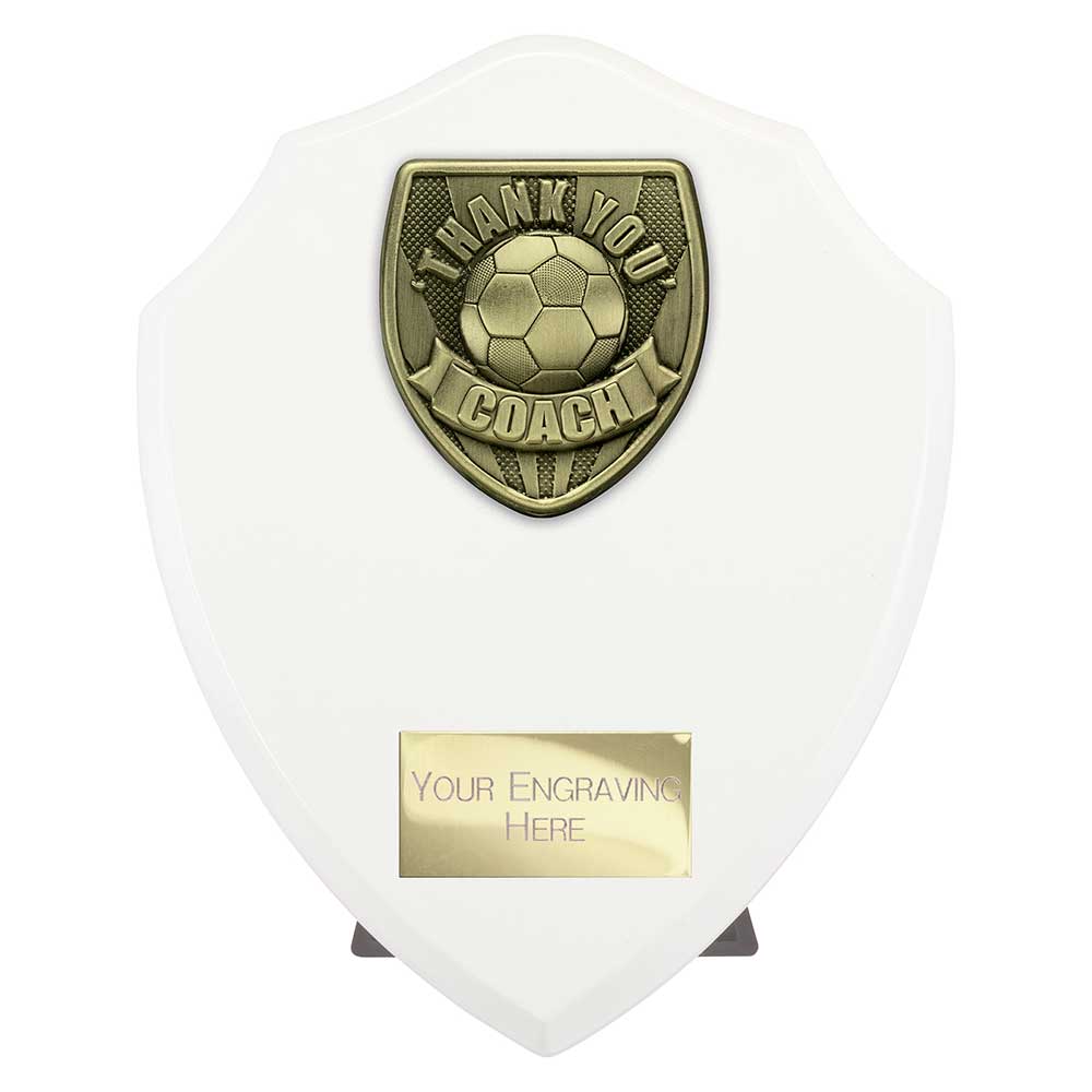 Cobra Shield Thank you Coach Award Arctic White 175mm