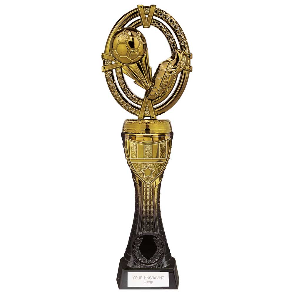 Maverick Heavyweight Football Boot Award Black & Gold 230mm