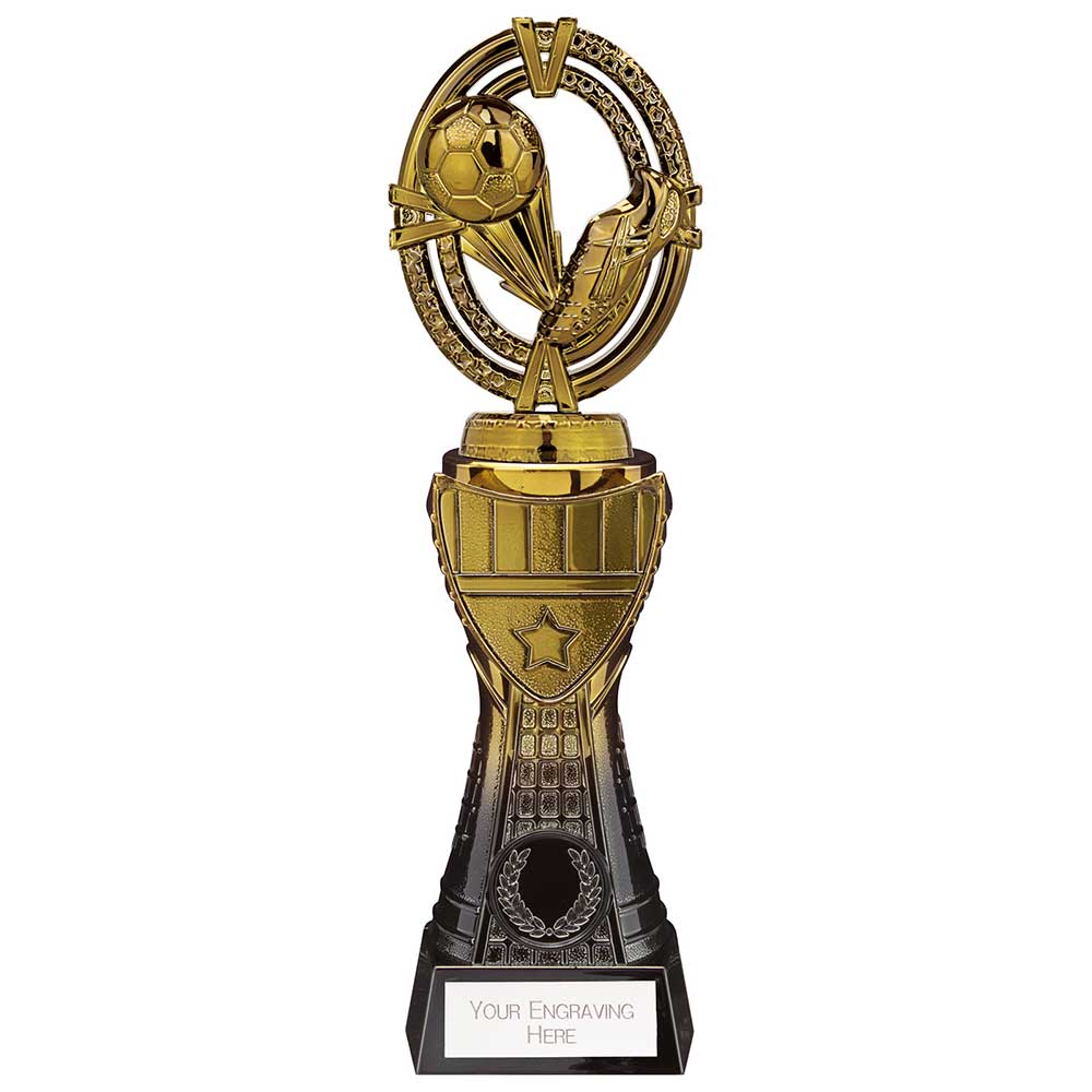 Maverick Heavyweight Football Boot Award Black & Gold 250mm
