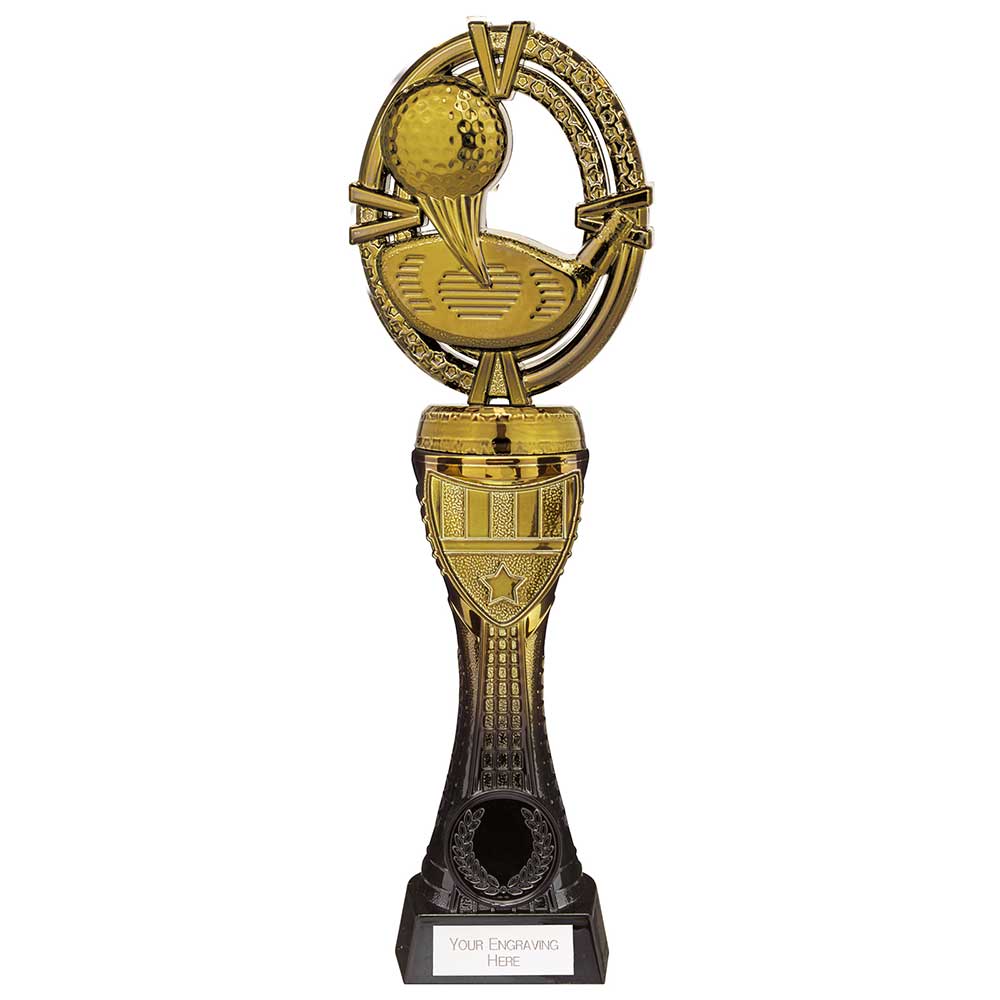 Maverick Heavyweight Golf Award Black & Gold 230mm