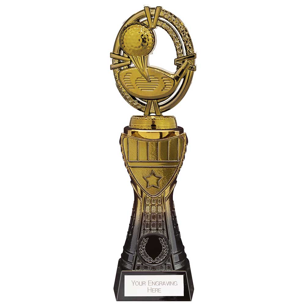 Maverick Heavyweight Golf Award Black & Gold 250mm