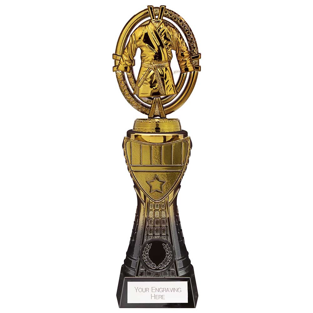 Maverick Heavyweight Martial Arts Award Black & Gold 250mm