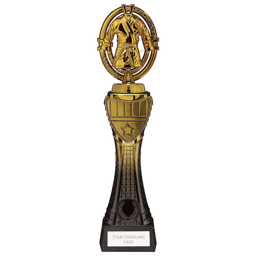 Maverick Heavyweight Martial Arts Award Black & Gold 290mm