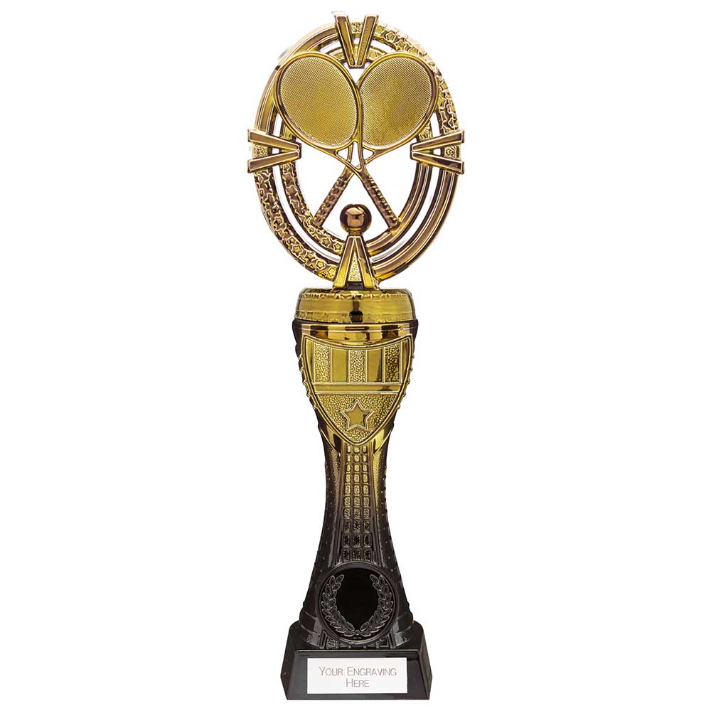 Maverick Heavyweight Tennis Award Black & Gold 230mm
