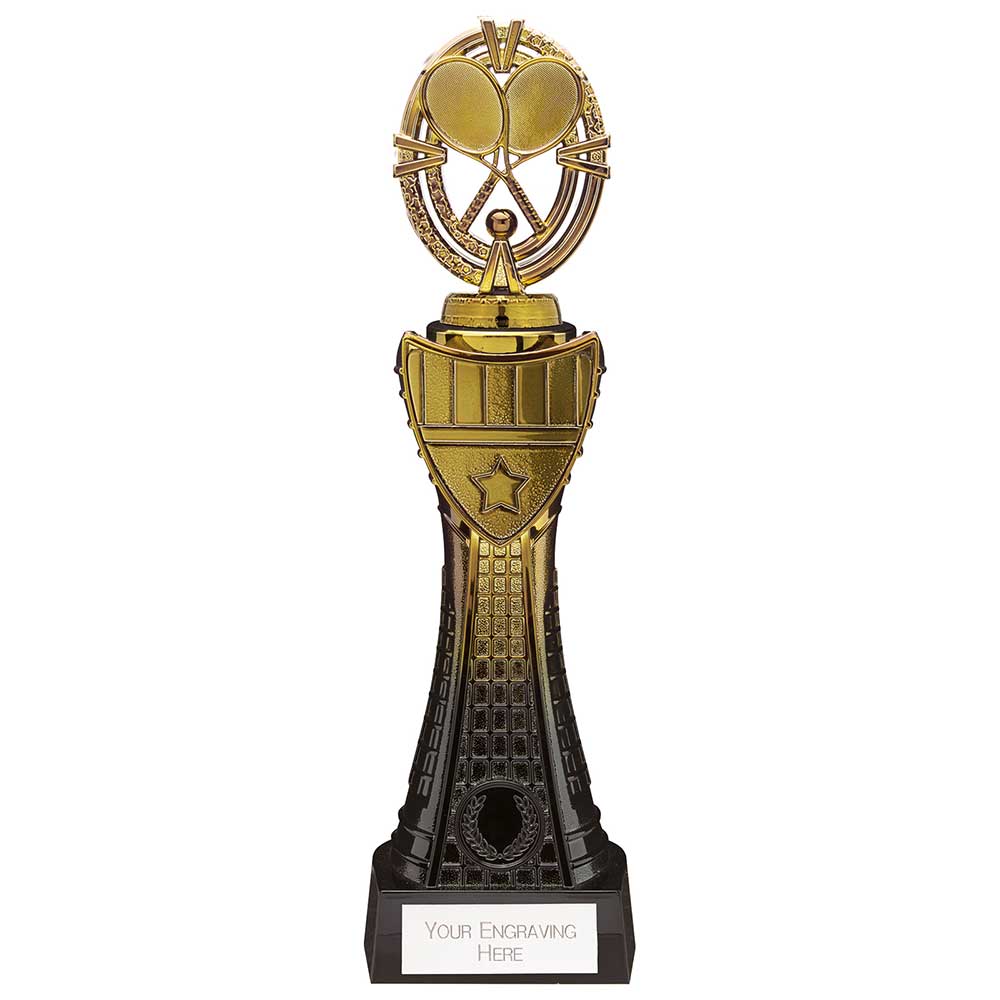 Maverick Heavyweight Tennis Award Black & Gold 315mm