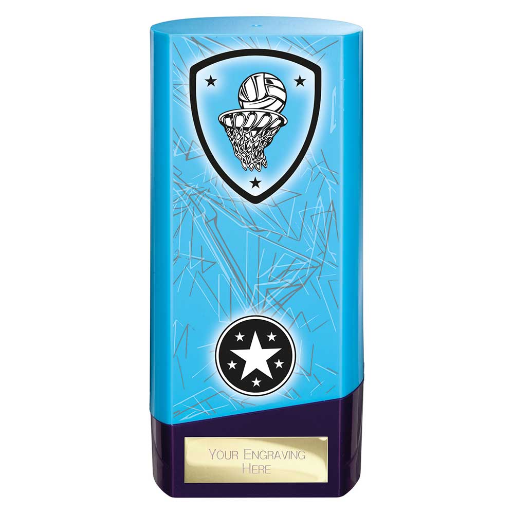 Prime Heavyweight Netball Blue & Purple 160mm