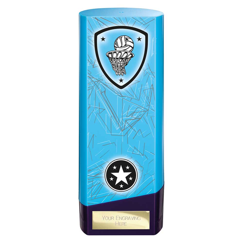 Prime Heavyweight Netball Blue & Purple 190mm