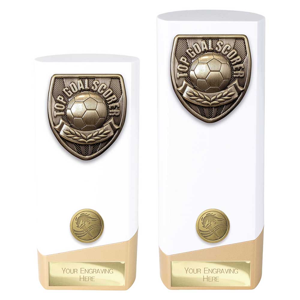 Prime Cobra Top Scorer Award White & Gold 193mm