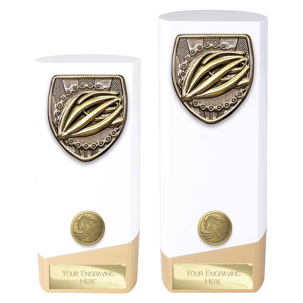 Prime Cobra Cycling Award White & Gold 190mm