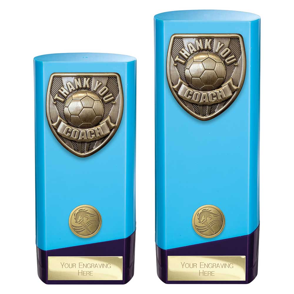 Prime Cobra Thank you Coach Award Blue & Purple 161mm
