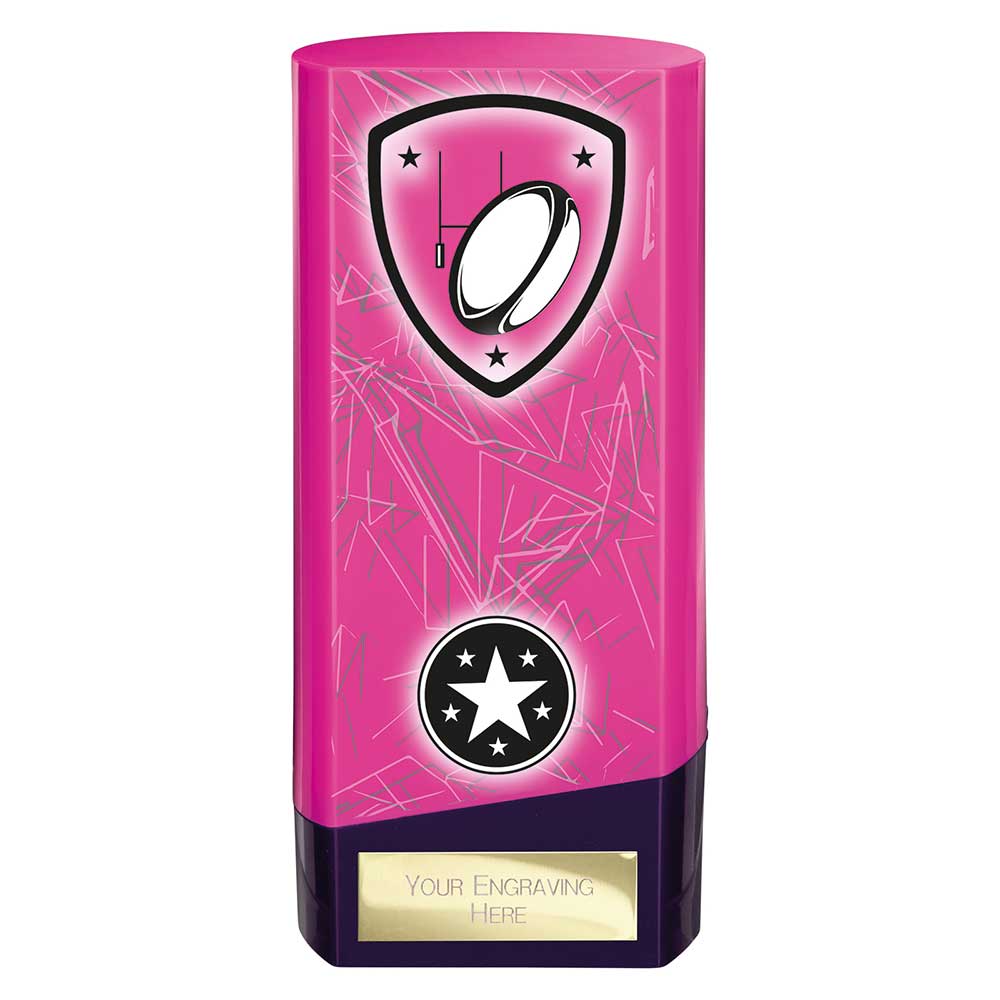 Prime Heavyweight Rugby Pink & Purple 160mm
