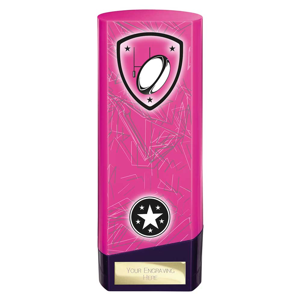 Prime Heavyweight Rugby Pink & Purple 190mm