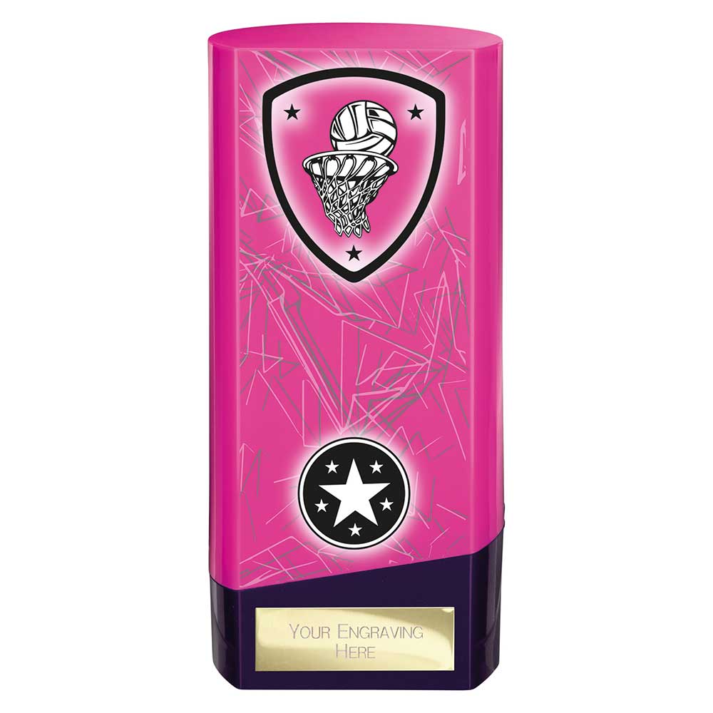 Prime Heavyweight Netball Pink & Purple 160mm