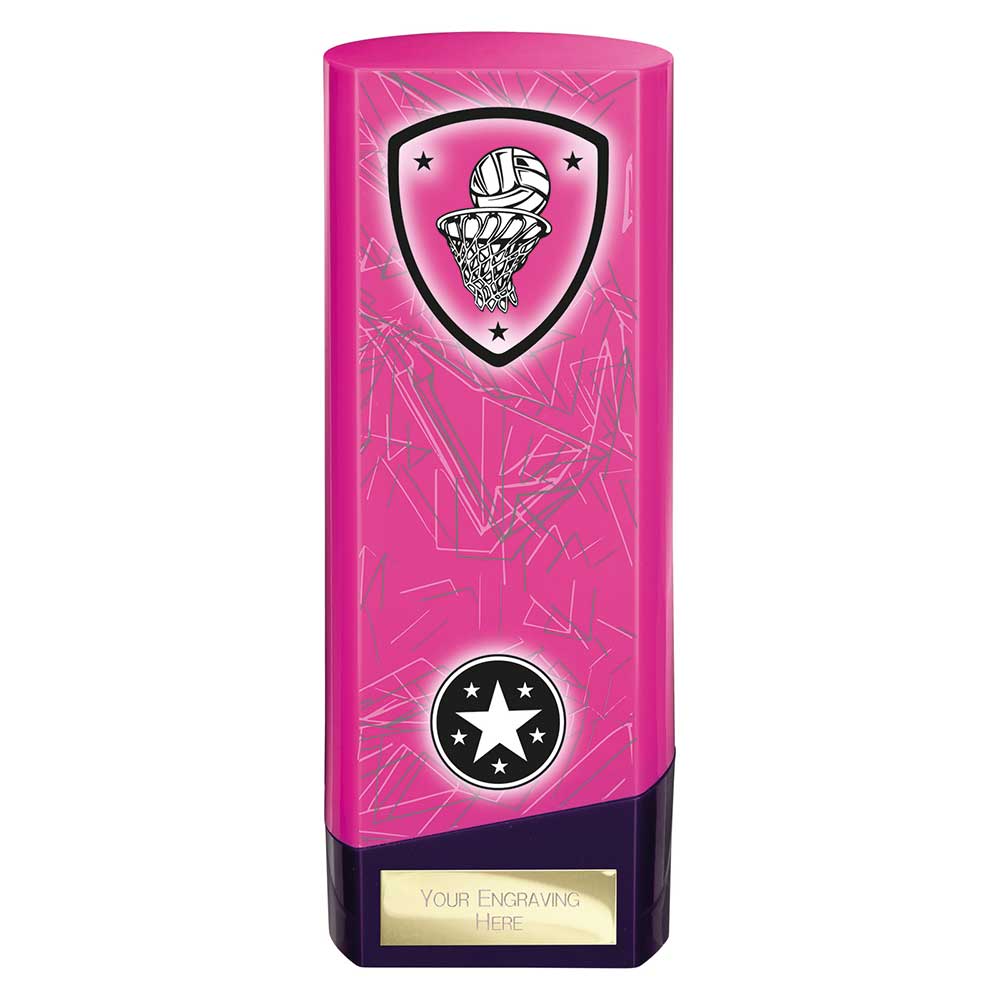 Prime Heavyweight Netball Pink & Purple 190mm