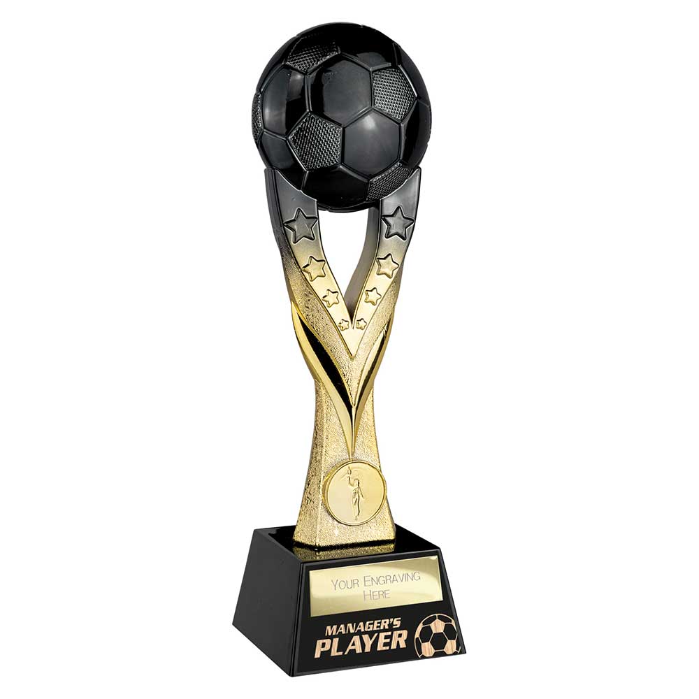 Extreme Football Managers Player Award Carbon Black & Gold 255mm