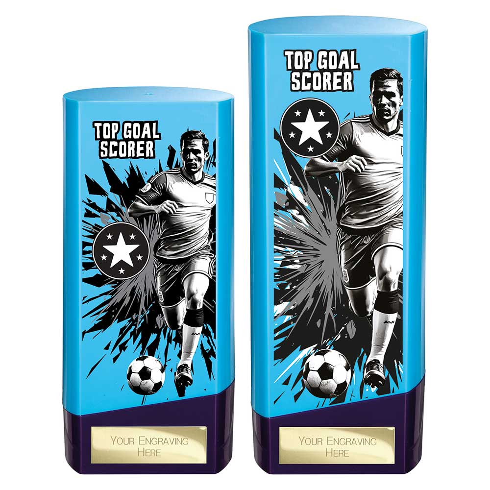 Prime Heavyweight Top Goal Scorer Blue & Purple 190mm