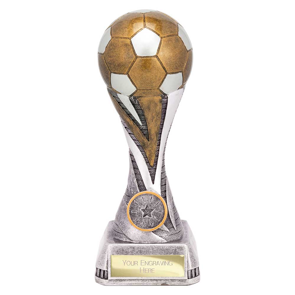 Tempest Football Award Antique Silver & Gold 200mm