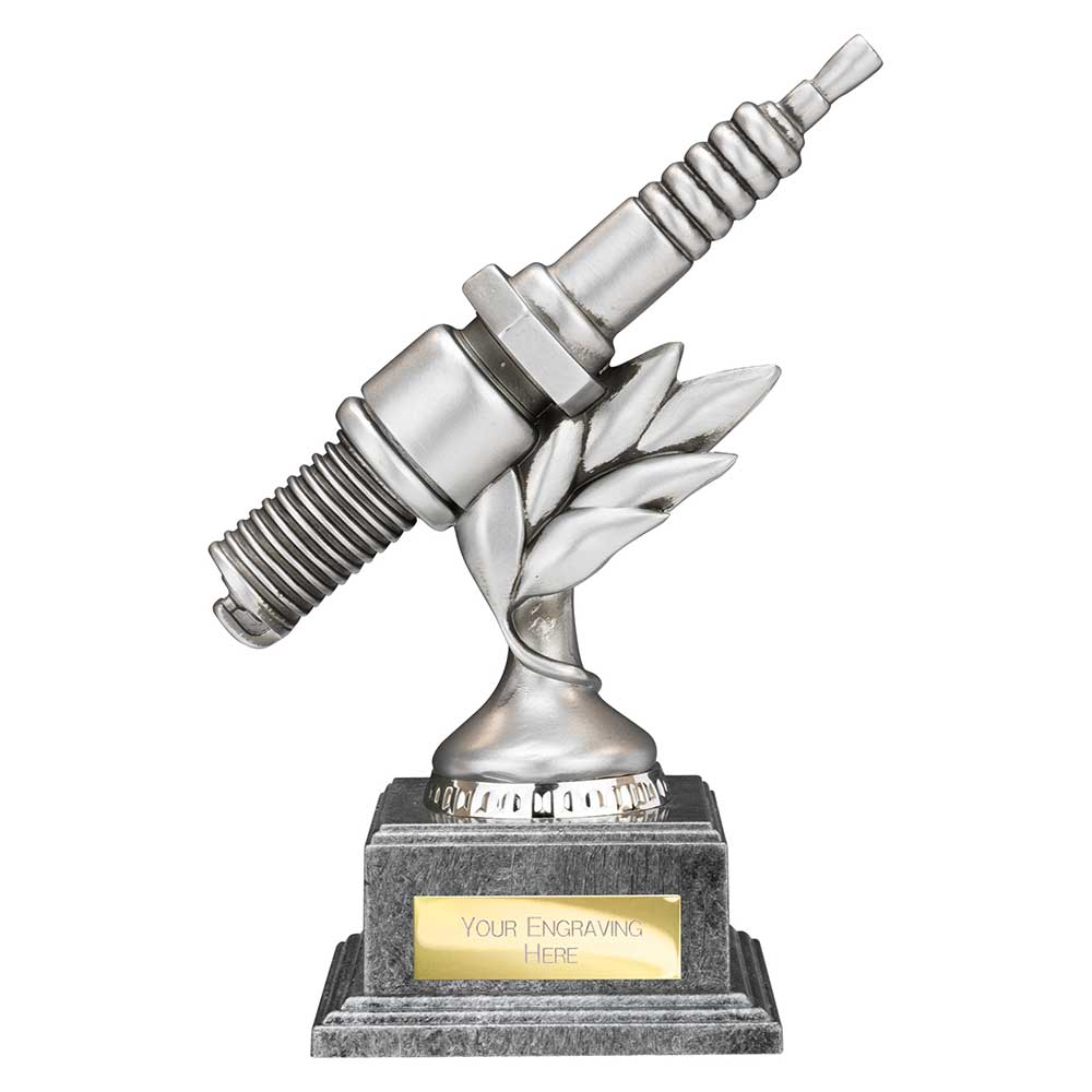 Velocity Spark Plug Award Antique Silver 170mm