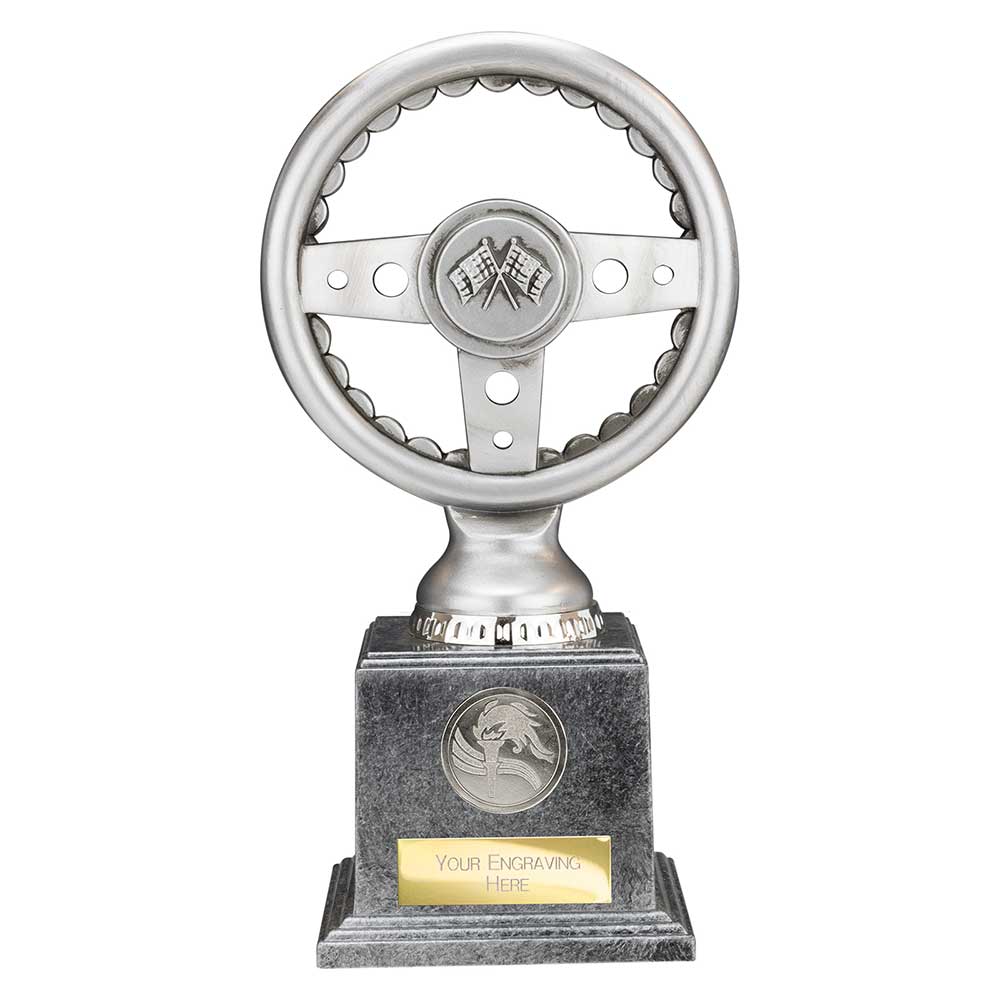 Velocity Steering Wheel Award Antique Silver 200mm