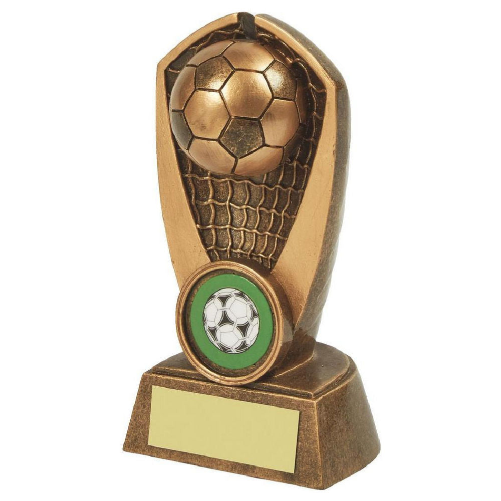 Antique Gold Resin Football Award HEAVY 120mm