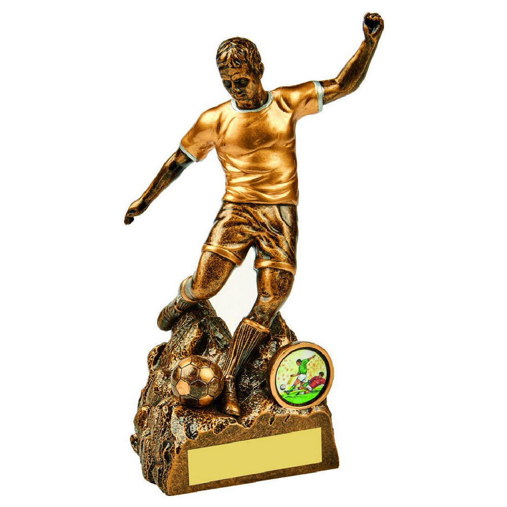 Antique Gold Male Football Resin - HEAVY 190mm