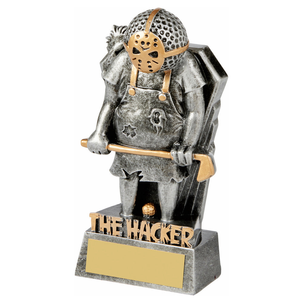 Antique Silver Golf Ball Head - THE HACKER 130mm