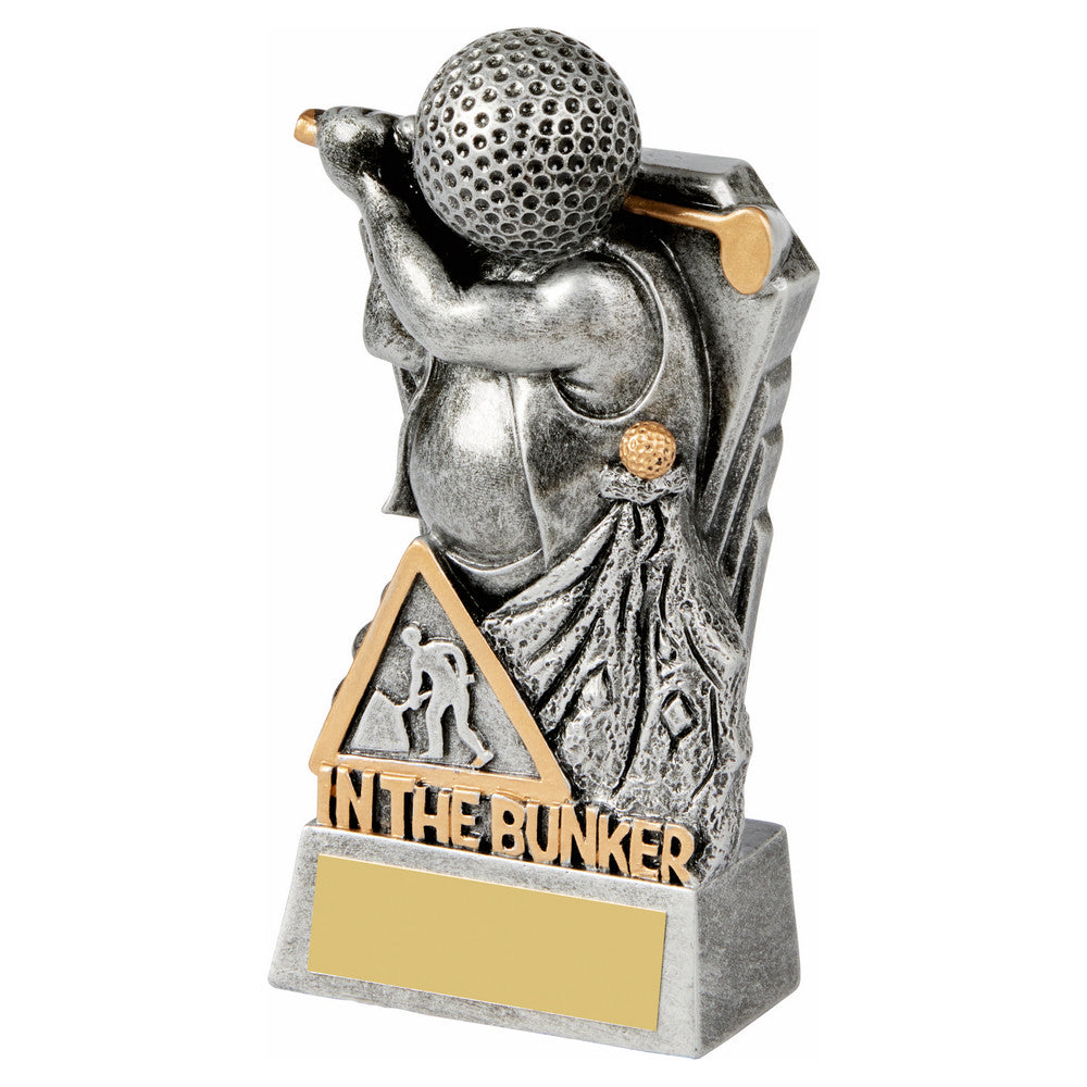 Antique Silver Golf Ball Head - IN THE BUNKER 130mm