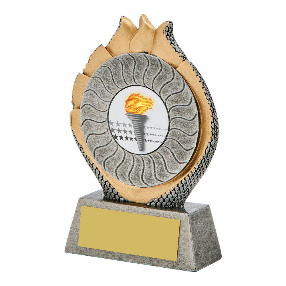 Antique Silver Resin Award 100mm