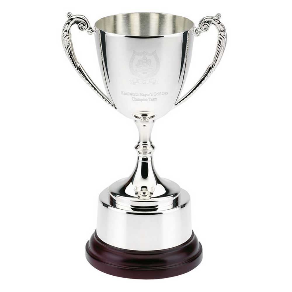 SILVER BRIGHT PLATED TRADITIONAL CUP - 13in