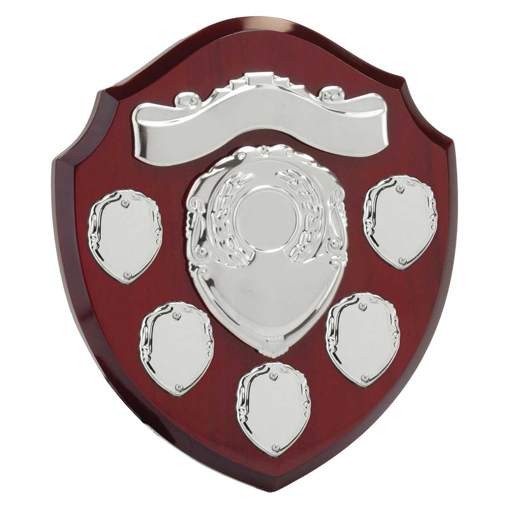 Mountbatten Annual Shield Rosewood 5yr 205mm