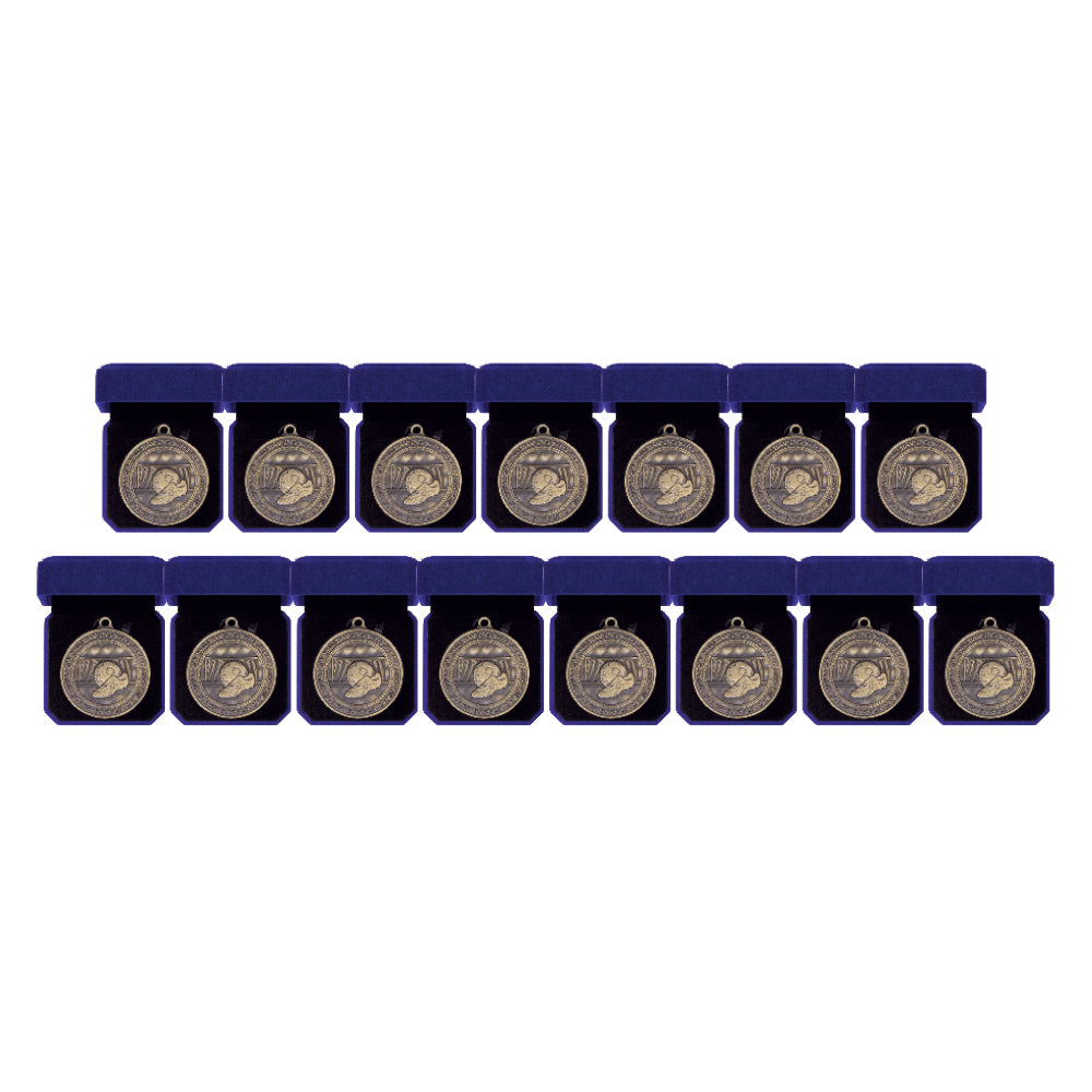 Squad Pack 6 Olympia Football Medal Box 70mm