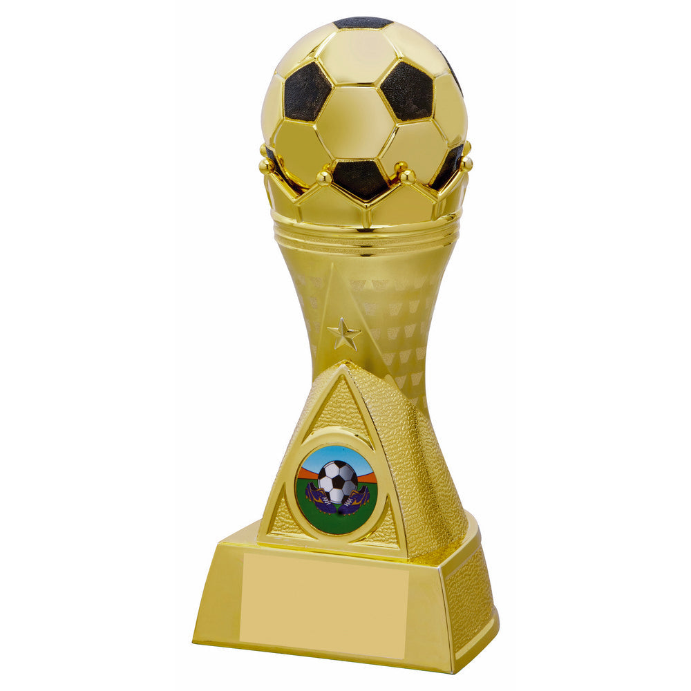 Gold "Crown" Football Award 180mm