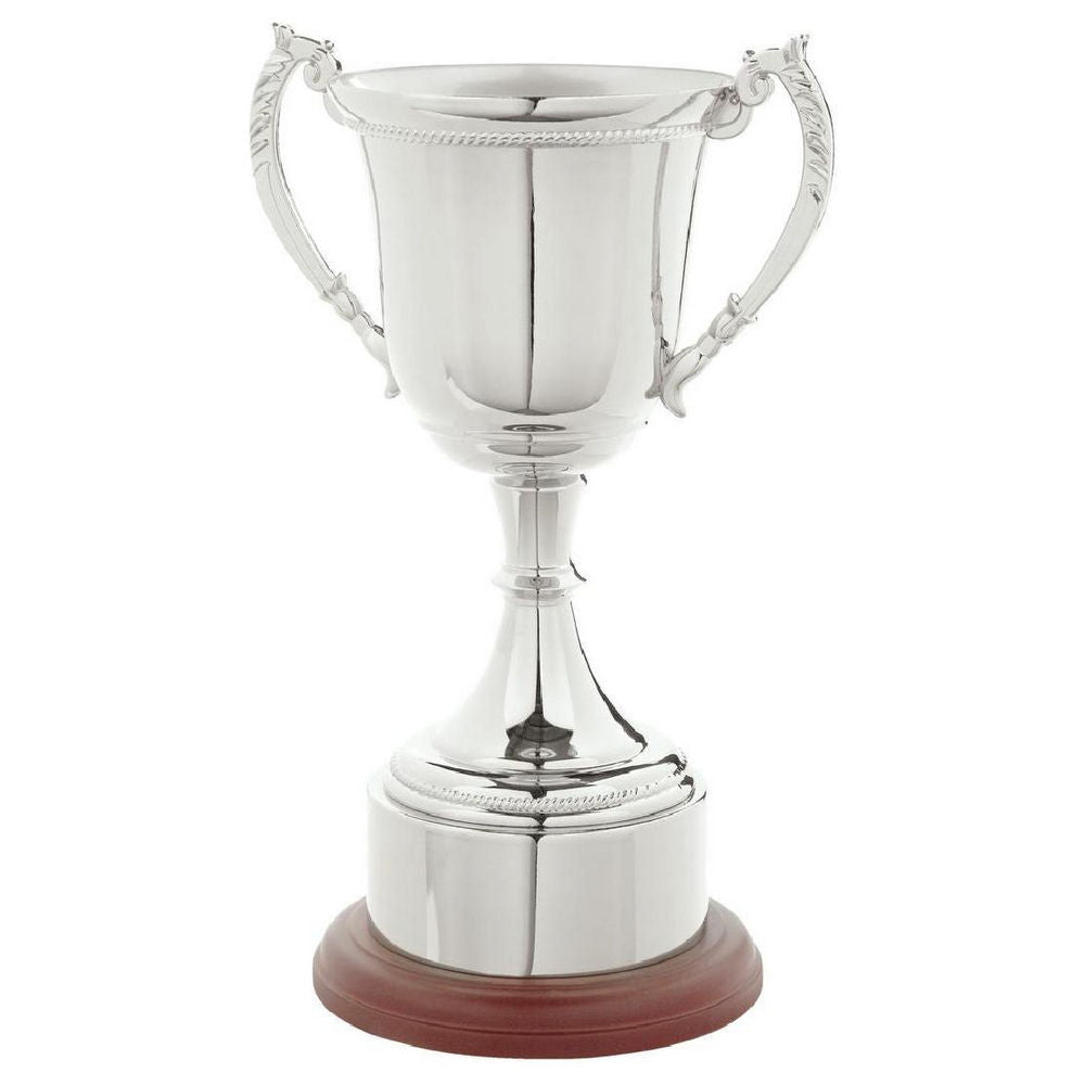 Nickel Plated Cup with Plinth Band 320mm