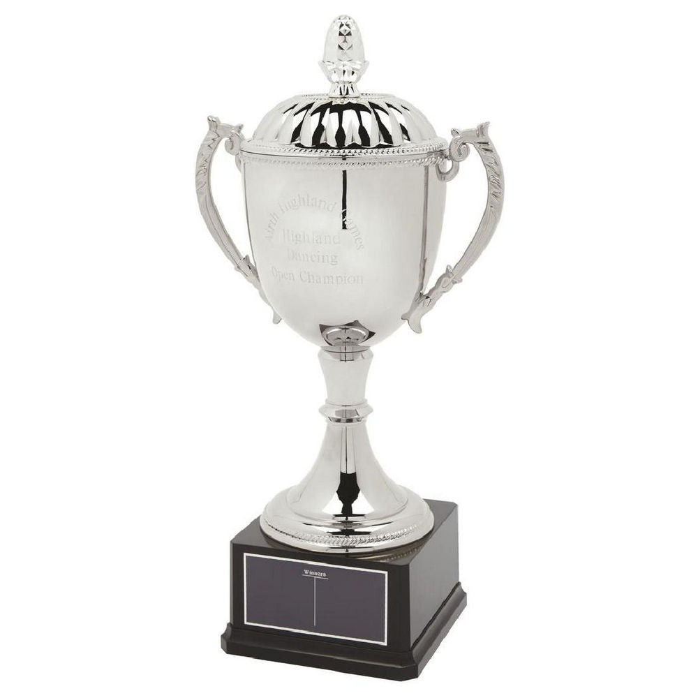 Classic Nickel Plated Cup with Lid 500mm