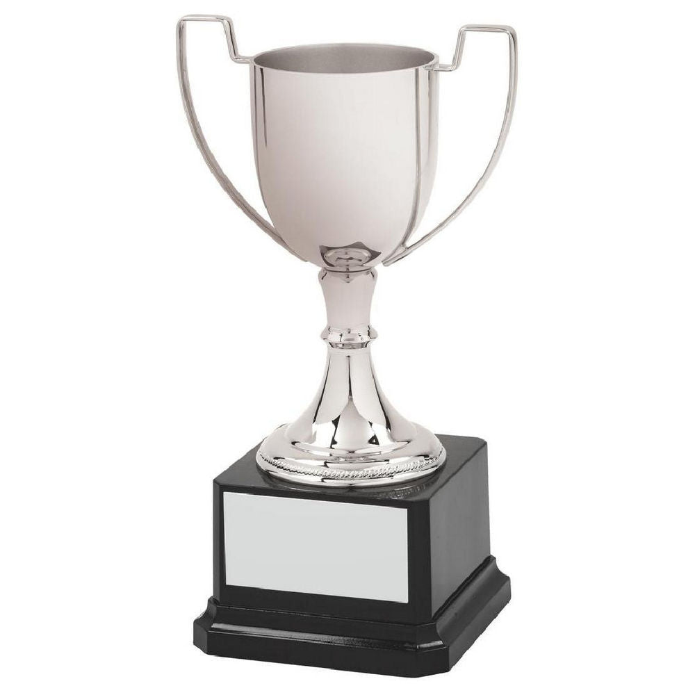 Contemporary Nickel Plated Cup 200mm