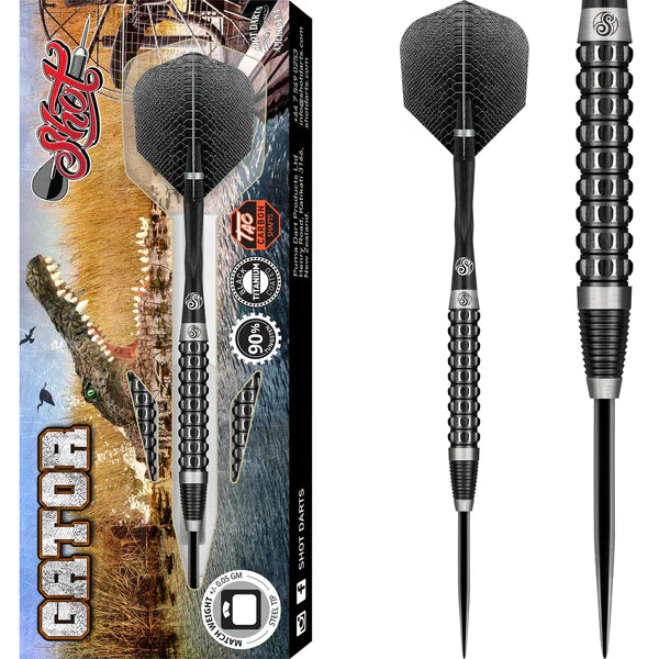 Shot - Shot Americana Darts - Steel Tip Tungsten - Gator