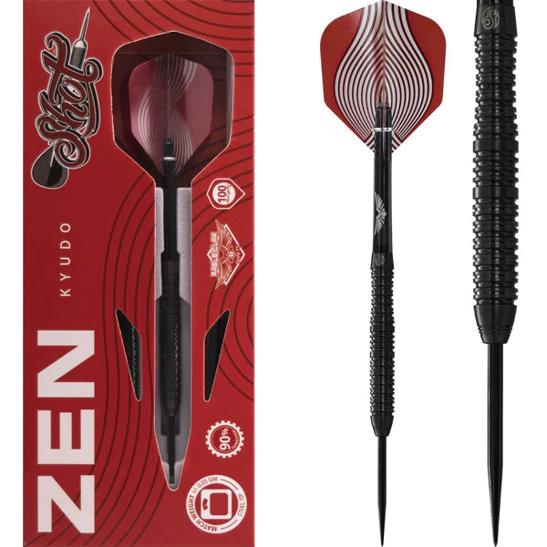 Shot - Shot Zen Series - Steel Tip Tungsten Darts - Kyudo