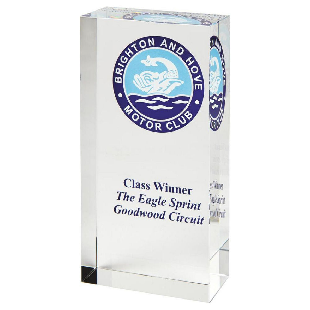 Crystal Block for Colour Printing (In Pres Case) 160mm