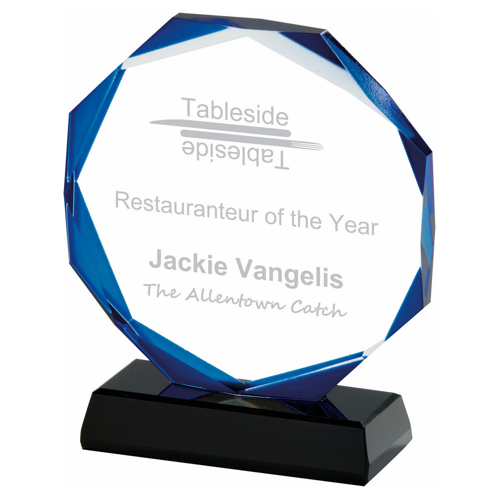 Crystal with Blue "Halo" ( in Presentation Case) 200mm