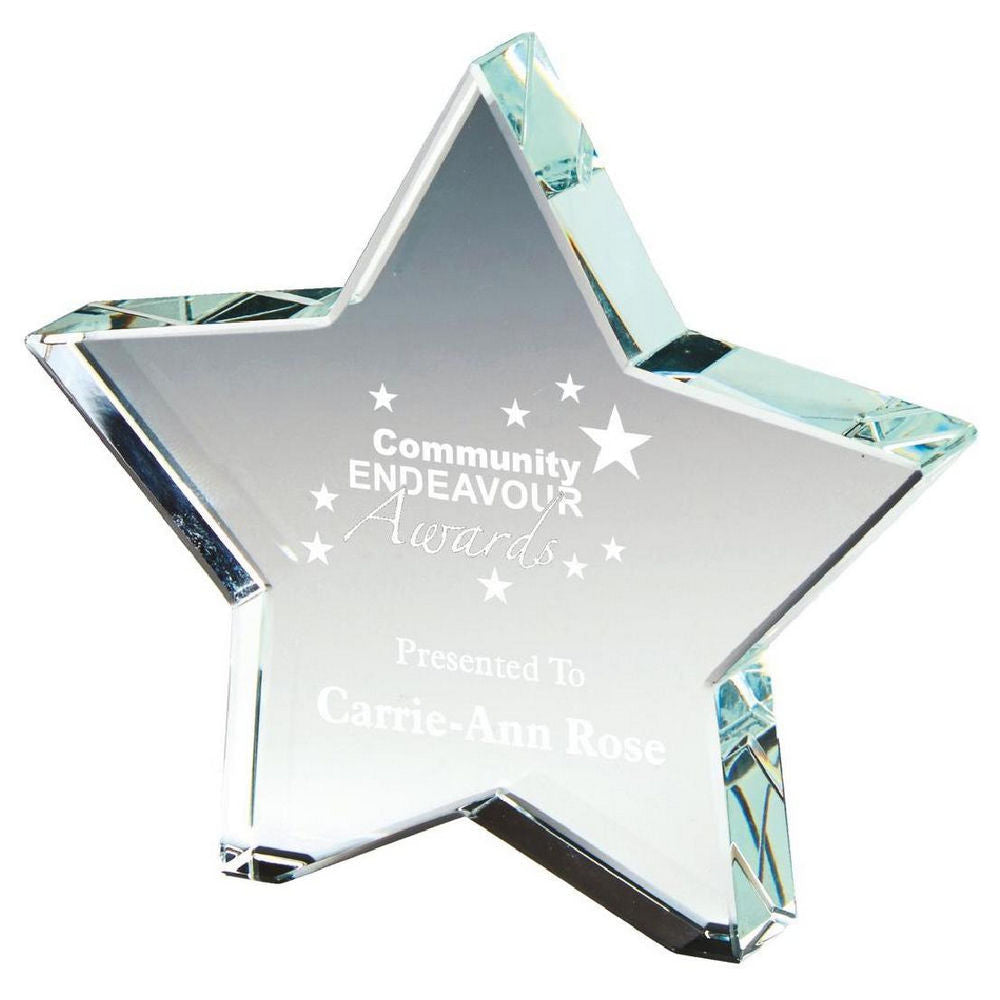 Crystal Star Award (In Presentation Case) 100mm
