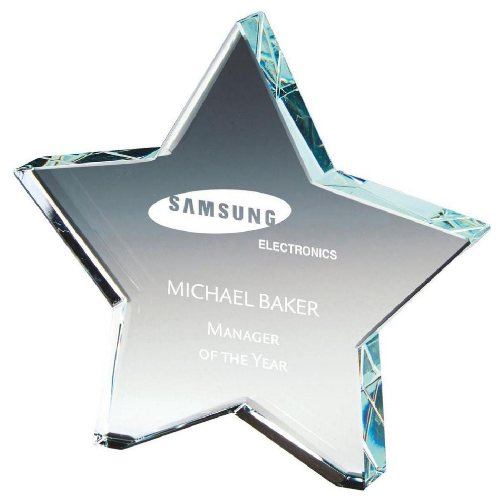 Crystal Star Award (In Presentation Case) 130mm