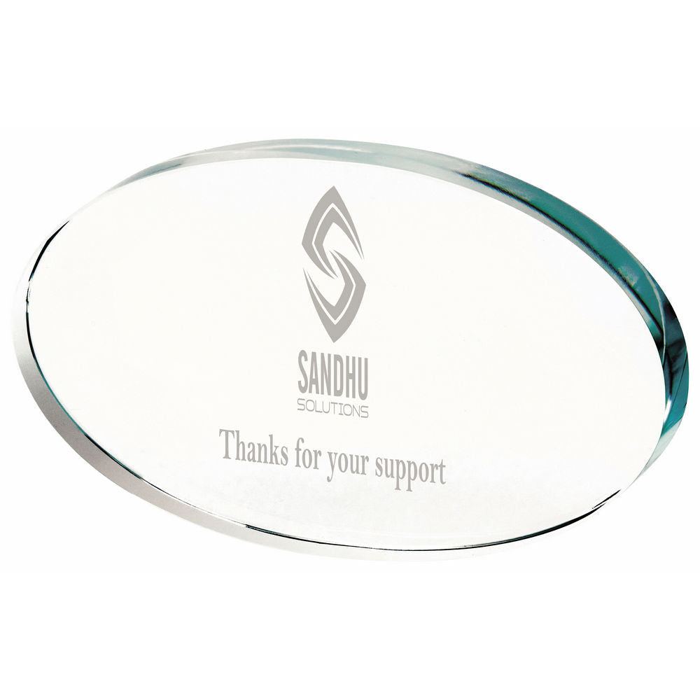 Oval Award for in Presentation Case 75mm