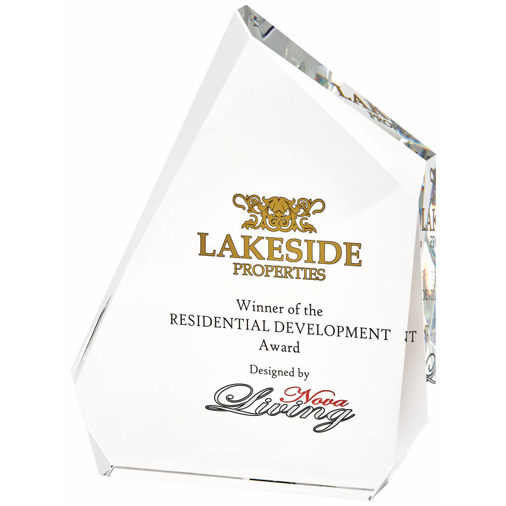 Crystal Iceberg Award Extra Heavy 250mm