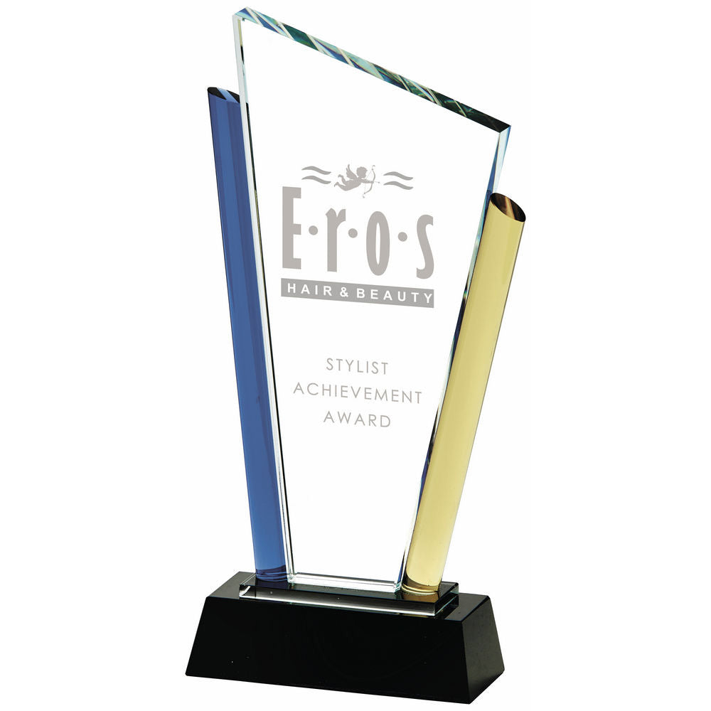 Tri-Colour Glass Awards 305mm