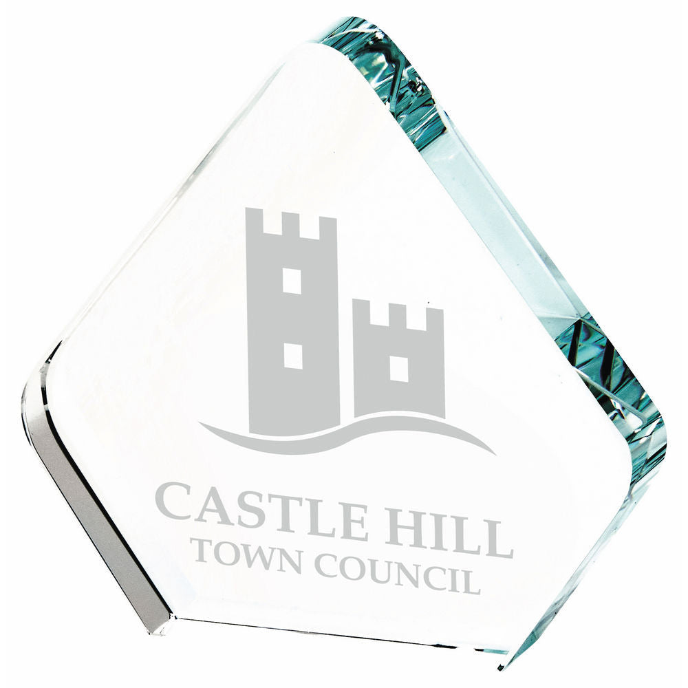 Clear Glass Mini Point Shape 80mm