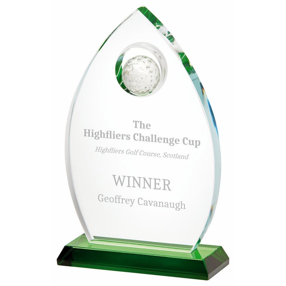Green Golf Glass 190mm