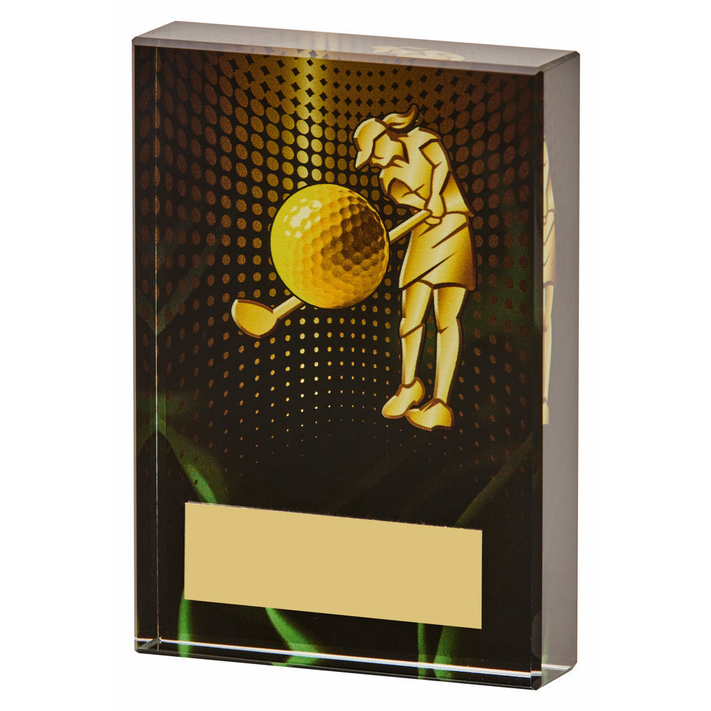 Female Golf Glass Award 140mm