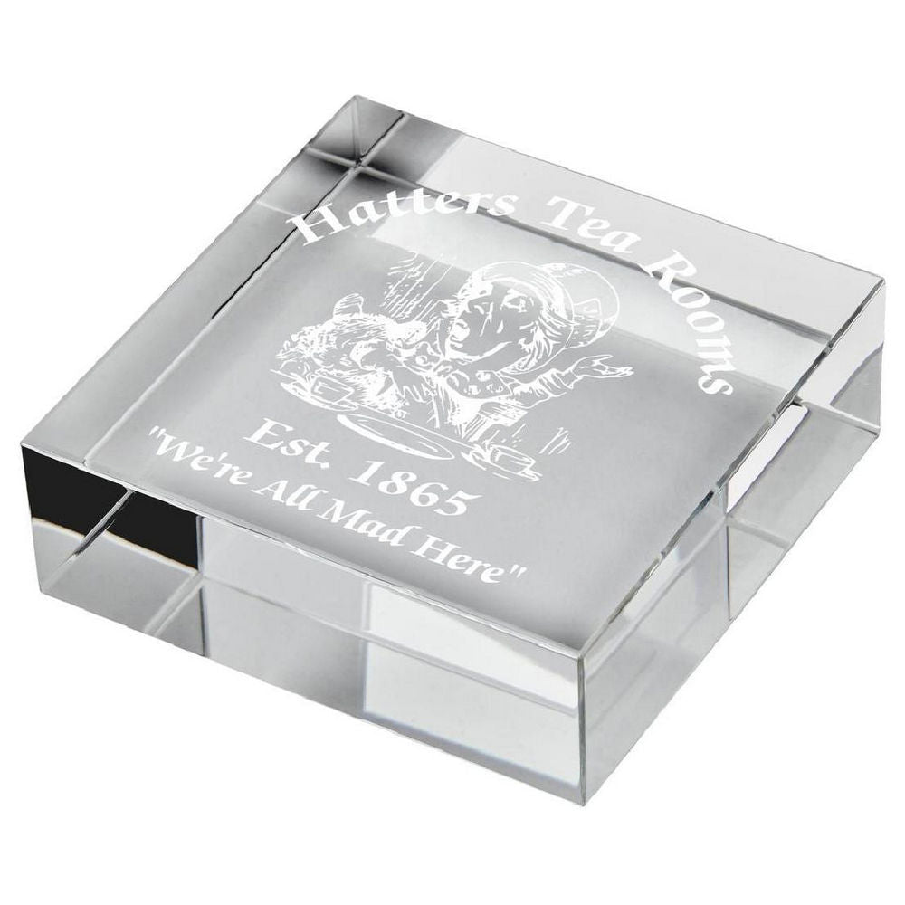 Crystal Block Paperweight Award (In Presentation Case)