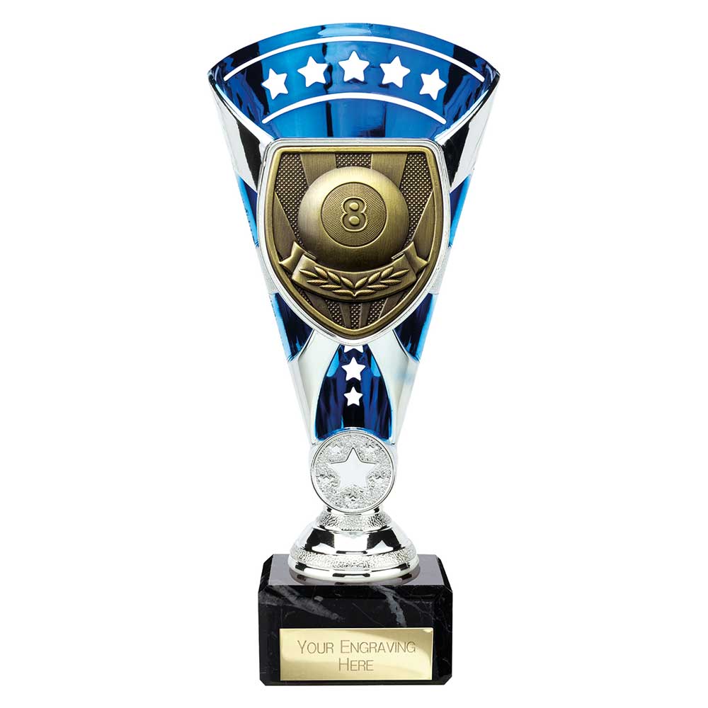 Cobra Star Cup Pool Silver & Blue 210mm